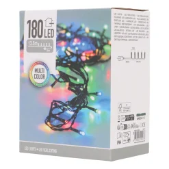 Vrolijk Lichtsnoer Met 180 Multicolor LEDs