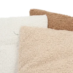 Warm Beige Teddy Sierkussen