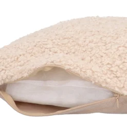 Warm Beige Teddy Sierkussen