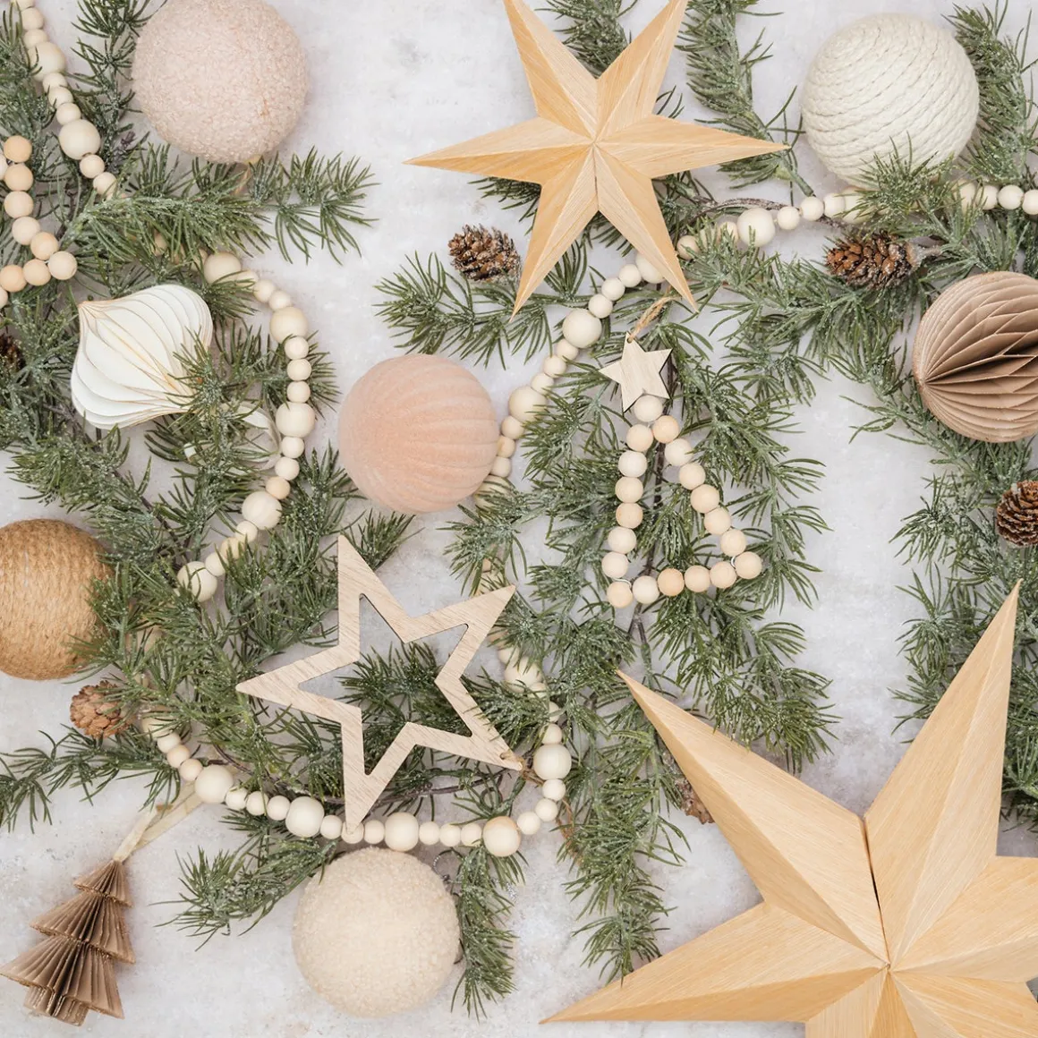 Warme Beige Teddy Kerstbal