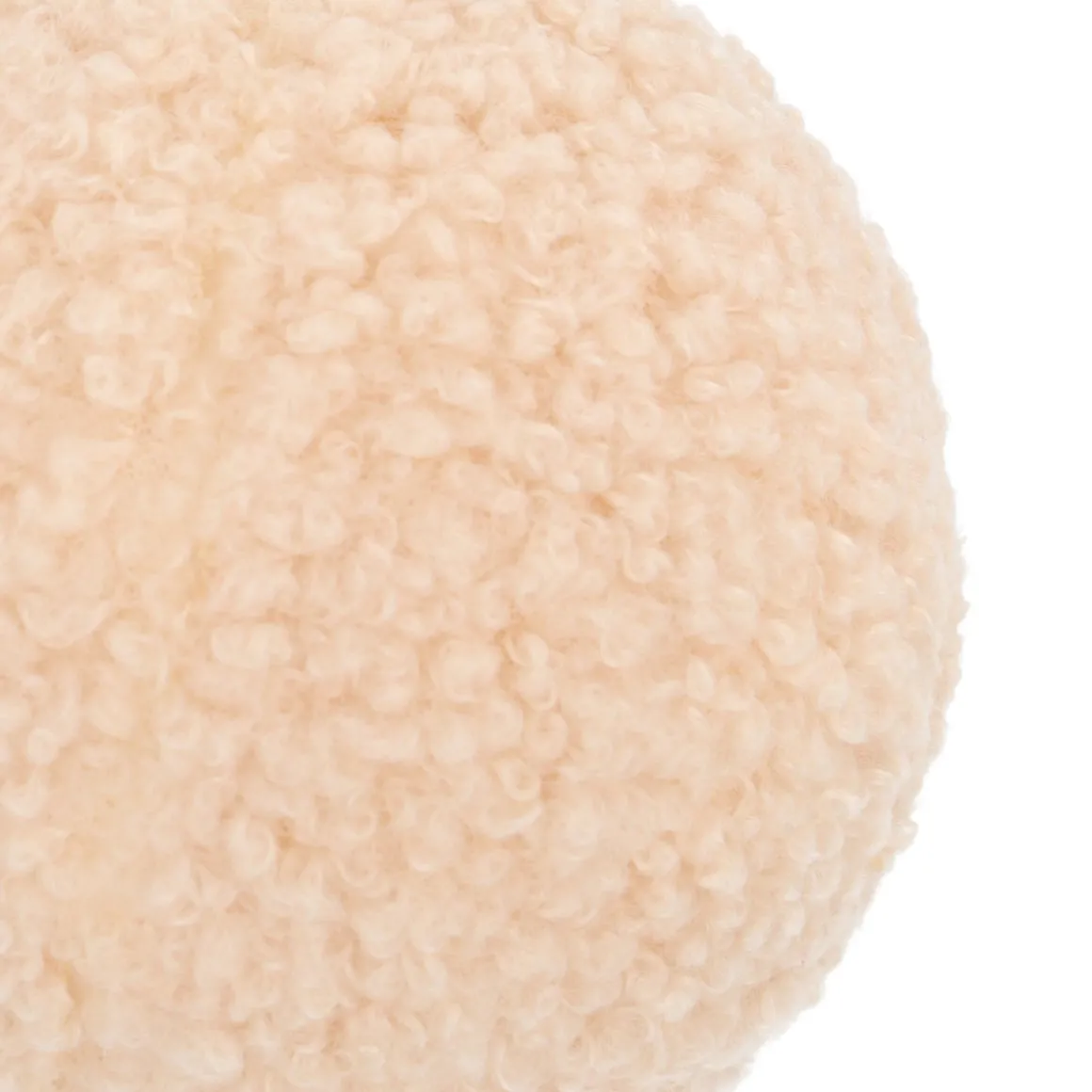 Warme Beige Teddy Kerstbal