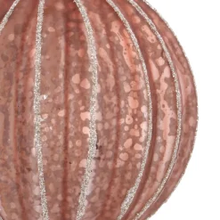 Warme Bronzen Craquelé Kerstbal