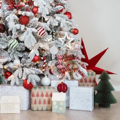 Warme Groene Papieren Glitterkerstboom