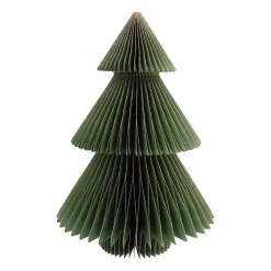 Warme Groene Papieren Glitterkerstboom