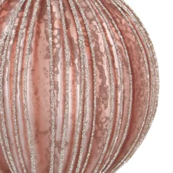 Warme Koperen Craquelé Kerstbal