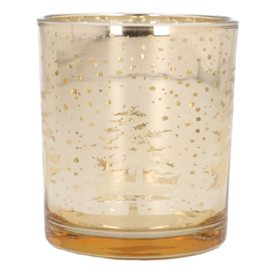 Waxinelichthouder Bomen | 10 Cm | Goud