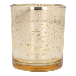 Waxinelichthouder Bomen | 10 Cm | Goud