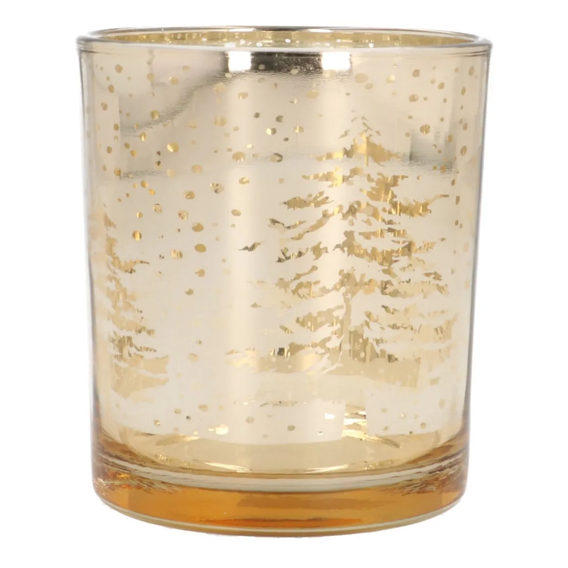 Waxinelichthouder Bomen | 10 Cm | Goud