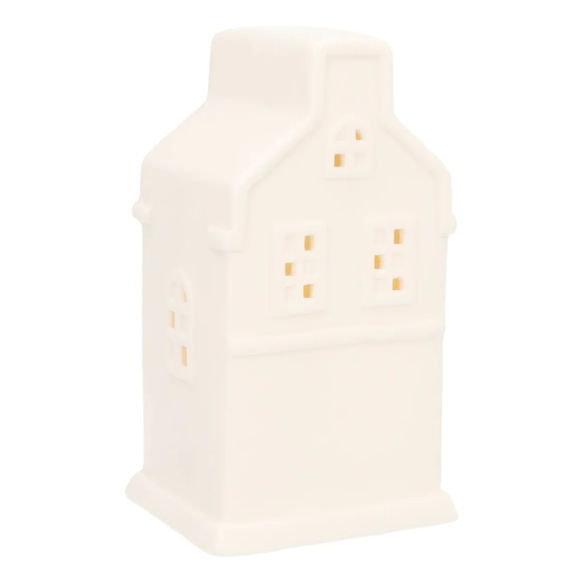 Wit Grachtenpandje Met Warm LED-licht