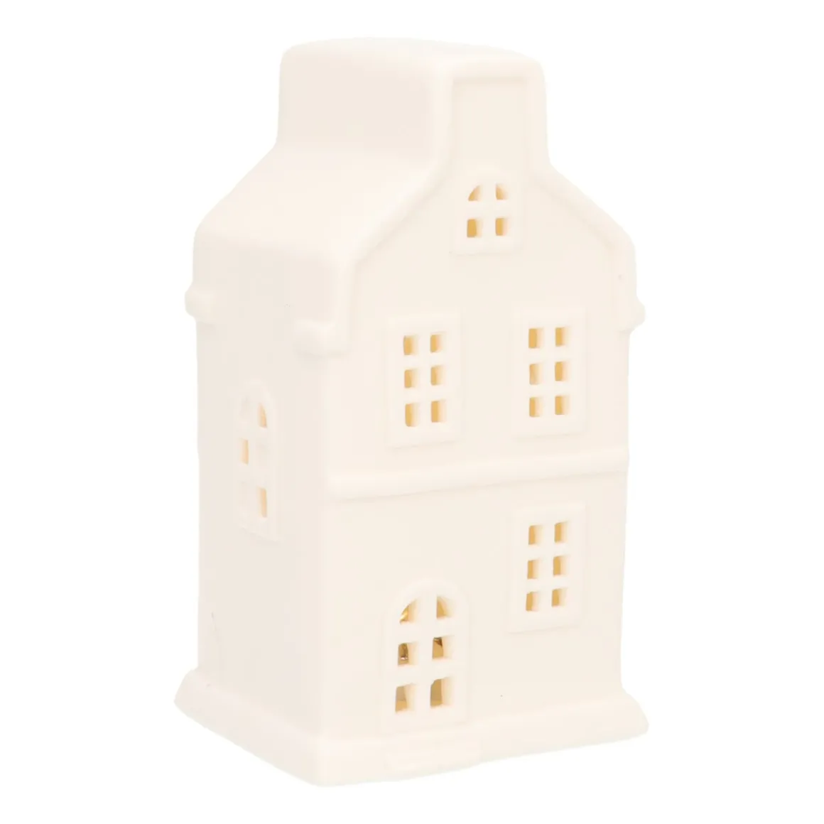 Wit Grachtenpandje Met Warm LED-licht