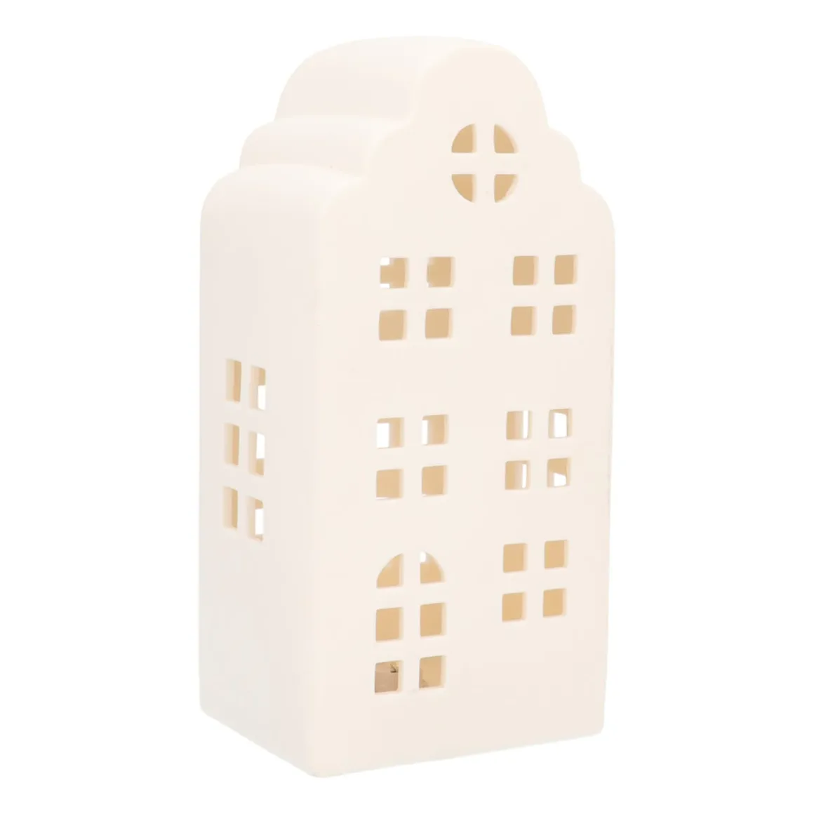 Wit Grachtenpandje Voor Kerst