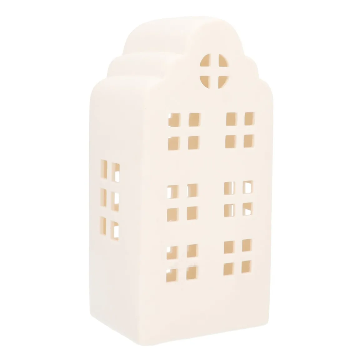 Wit Grachtenpandje Voor Kerst