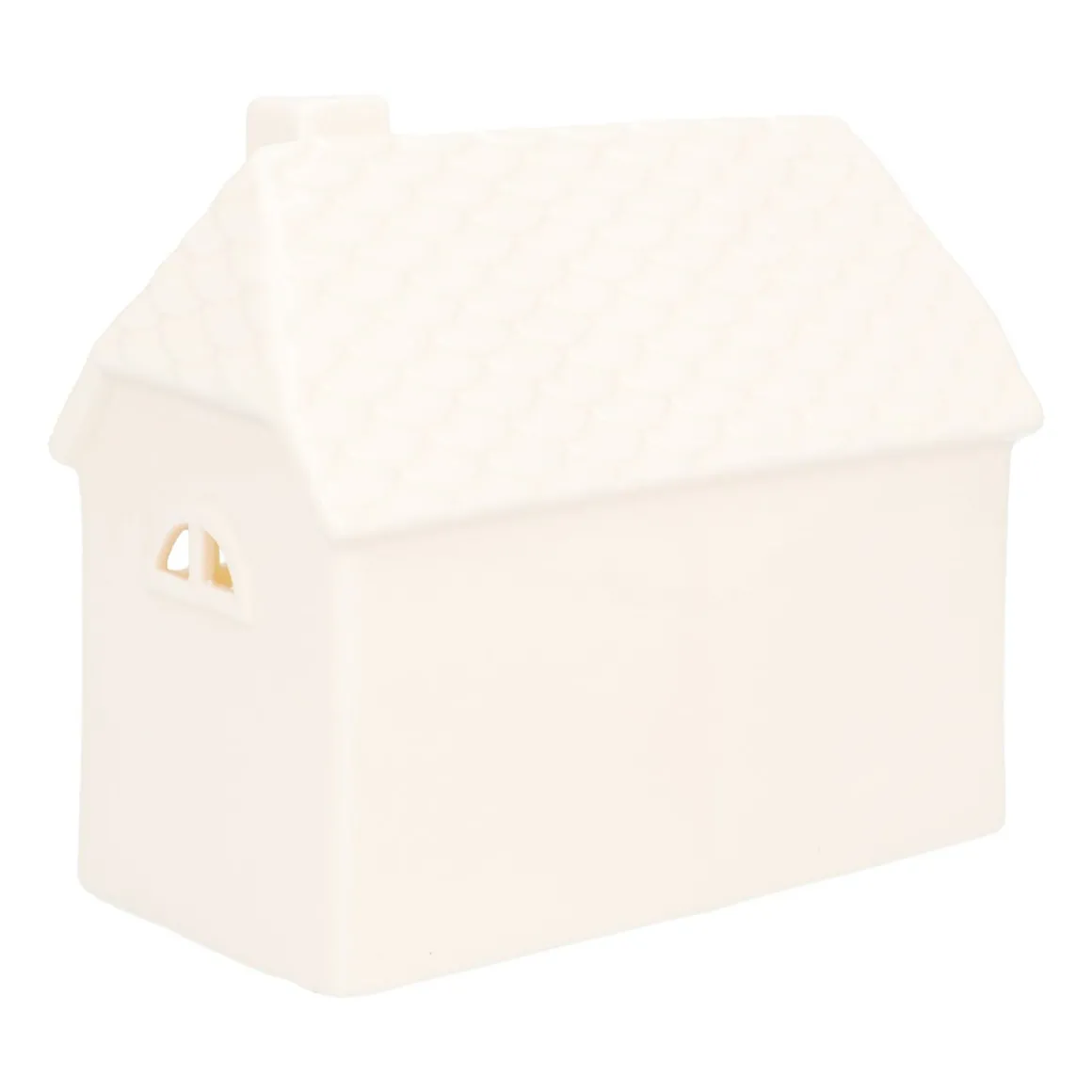 Wit Porseleinen Huisje Met LED-licht