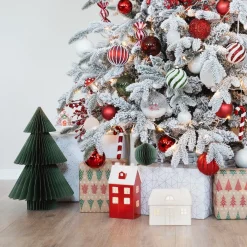 Wit Porseleinen Huisje Met LED-licht