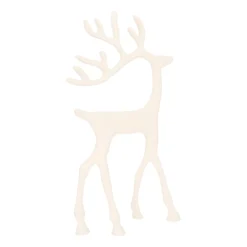 Wit Rendier Met Sierlijk Gewei