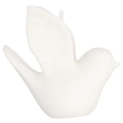 Witte Duif Kersthanger Van Porselein