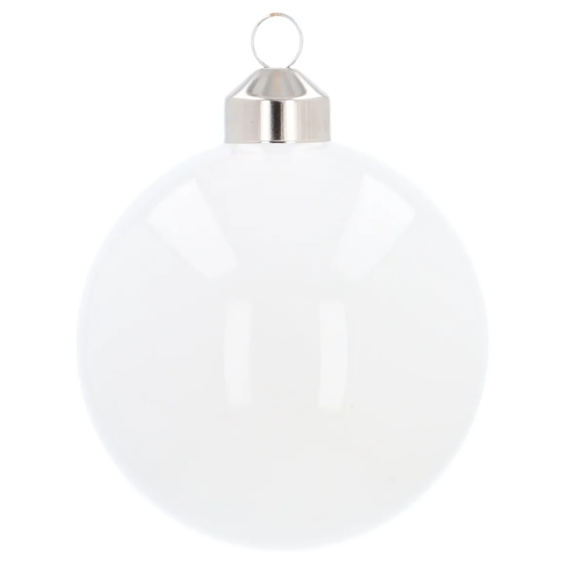 Witte Kerstbal 'Calories Don't Count'