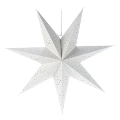 Witte Papieren Decoratiester 60 Cm