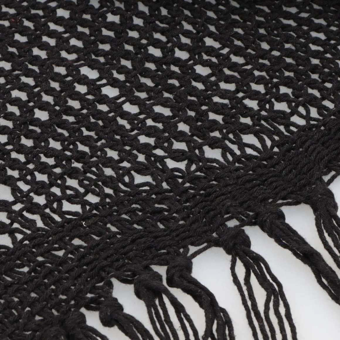 Wollen Deken | Zwart | 130x170 Cm