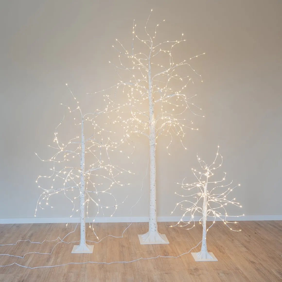 XL Witte Berkenboom Met LED-verlichting