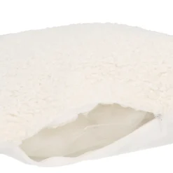 Zacht Wit Teddy Sierkussen