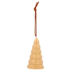 Zandkleurige Porseleinen Kersthanger Van Boom