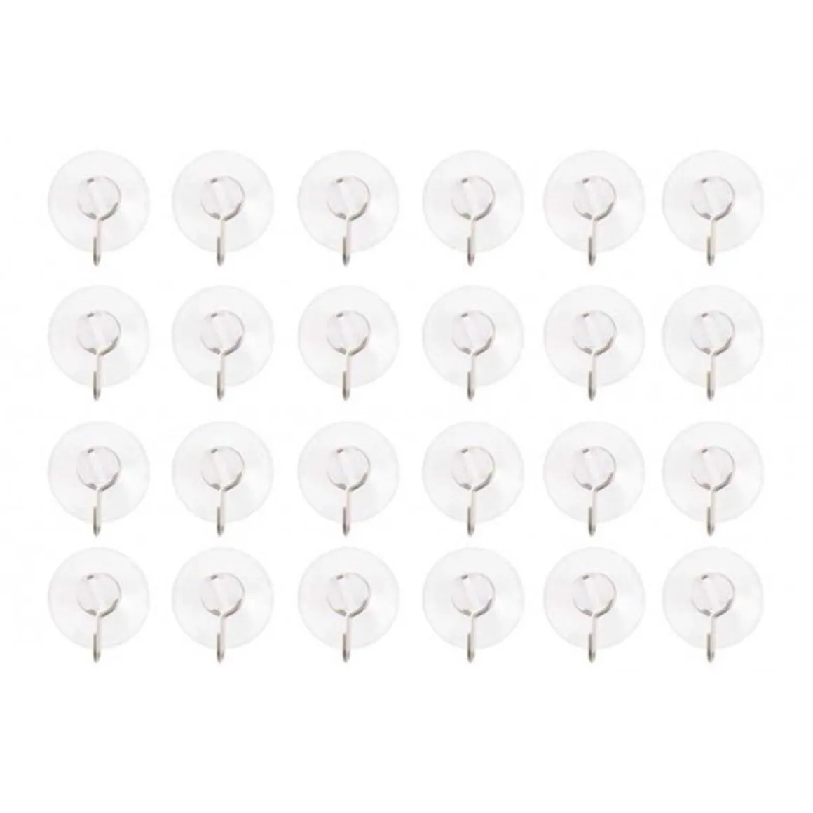 Zuignappen Met Haakje 2cm 24 Stuks