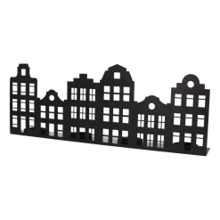 Zwart Grachtenpand Voor Waxinelichtjes