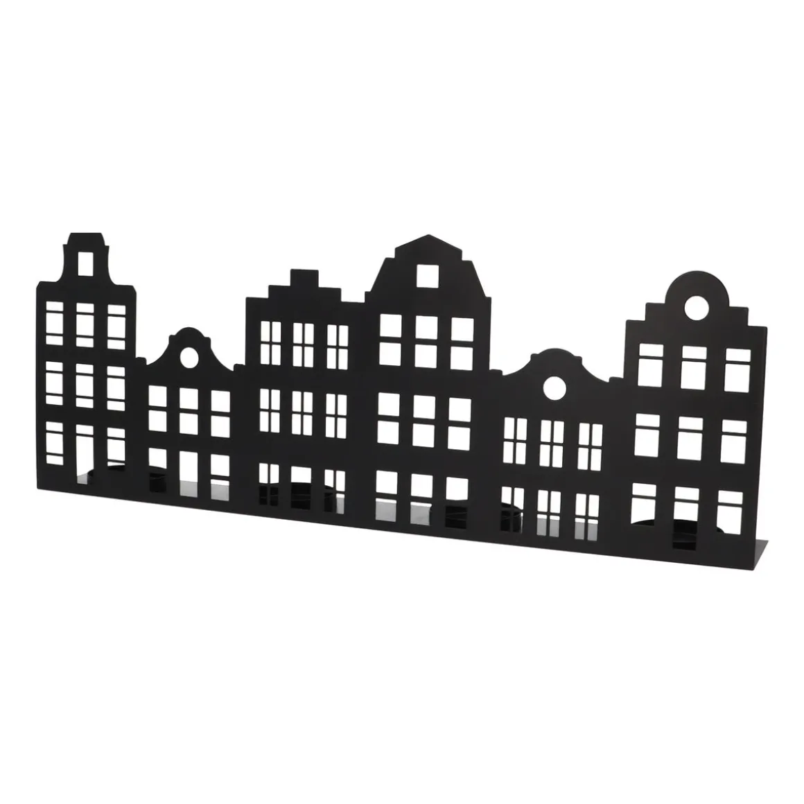 Zwart Grachtenpand Voor Waxinelichtjes