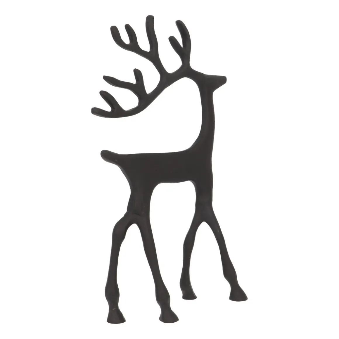 Zwart Rendier Met Sierlijk Gewei