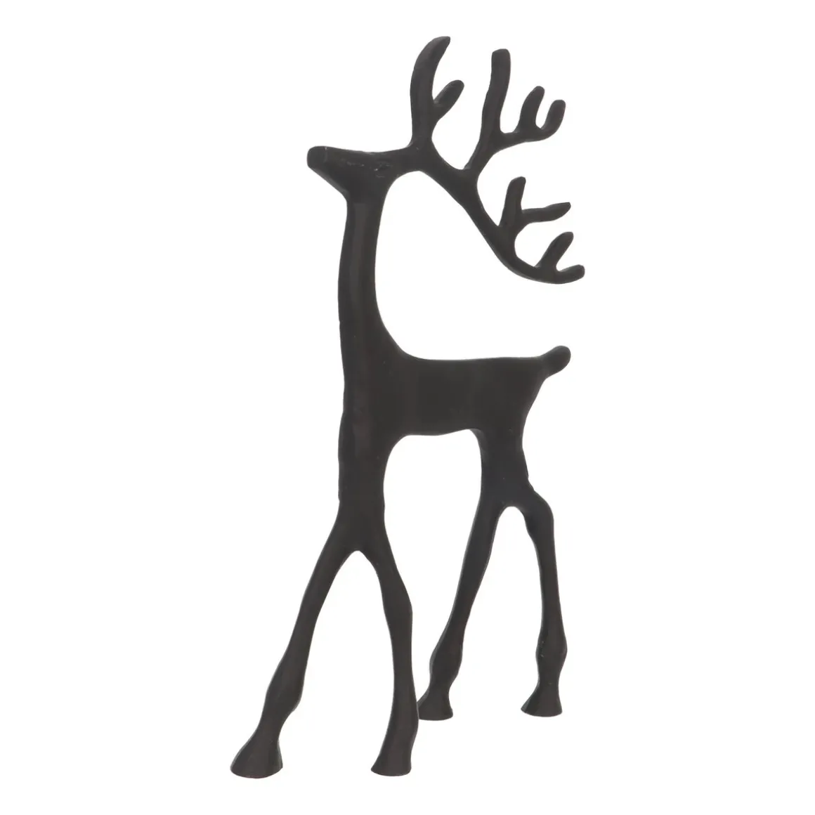 Zwart Rendier Met Sierlijk Gewei