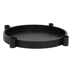 Zwarte Kaarsenhouders Voor Dinerkaarsen