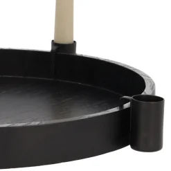 Zwarte Kaarsenhouders Voor Dinerkaarsen